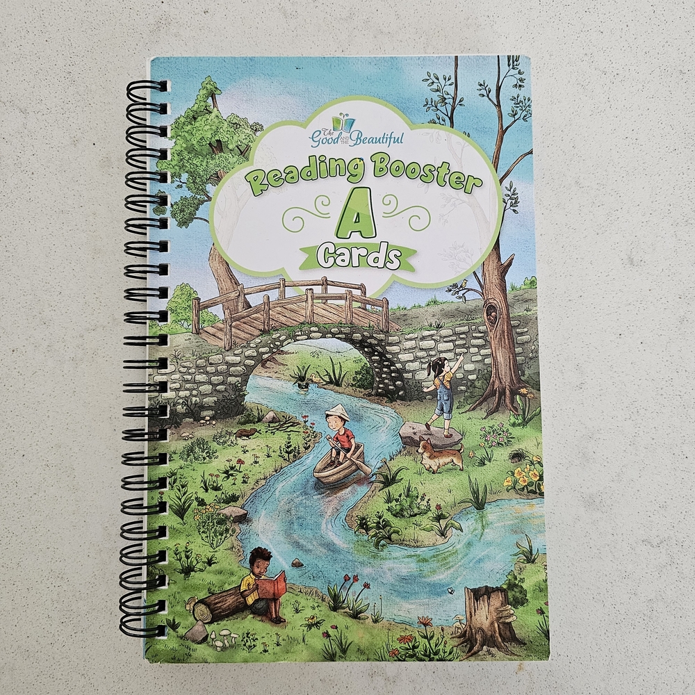 Reading Booster A Cards Spiral Notebook